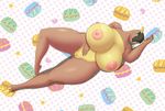  2017 anthro anthrofied big_breasts breasts deadpliss female green_eyes ipan kangaskhan mature_female nintendo nipples nude pok&eacute;mon pok&eacute;morph pose pussy solo video_games 