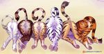  anthro anus ass_up butt feline female fur group mammal matemi nude patreon pussy simple_background stripes tiger watermark 