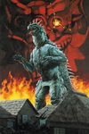  building destruction fire giant_monster godzilla_(series) kaijuu toho_(film_company) varan village yuji_kaida 