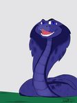  ajar cute invalid_tag kida_howlette looking_at_viewer reptile scalie simple_background smile snake 