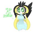  anthro bit-small breasts clothed clothing emolga female nintendo pok&eacute;mon simple_background solo star_eyes sweater text video_games virgin_killer_sweater wide_hips 