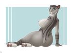  anthro big_breasts breasts butt feline female ice_age mammal nipples nude r-rova saber-toothed_cat shira_(ice_age) solo 