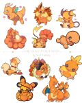  :3 :d animal_focus antennae artist_name autumn_leaves bag beak bell bird_tail blue_eyes blush brown_fur charizard charmander closed_eyes collar colored_skin commentary cookie dedenne dog dragon_wings dragonite eating fangs feathered_wings fire flareon food green_eyes growlithe heart highres ho-oh jack-o&#039;-lantern lying mane mouse multiple_tails neck_bell no_humans on_stomach one_eye_closed open_mouth orange_fur orange_skin pawpads pokemon pokemon_(creature) raichu red_eyes sevi_(seviyummy) shoulder_bag skin_fangs smile star-shaped_pupils star_(symbol) symbol-shaped_pupils tail talons torchic trapinch vulpix whiskers wings 