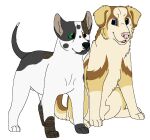 2015 aliasing alpha_channel animal_genitalia bird_dog black_nose blue_(bluekyokitty) blue_eyes bluekyokitty brown_body brown_eyes brown_fur canid canine canis chow_chow digital_drawing_(artwork) digital_media_(artwork) digitigrade dipstick_tail domestic_dog duo eye_contact feral flat_colors floppy_ears full-length_portrait fully_sheathed fur genitals golden_retriever green_eyes grey_body grey_fur heterochromia hunting_dog looking_at_another male mammal markings mixed_breed open_mouth open_smile paws pink_nose pink_tongue pit_bull portrait raised_tail retriever sebdoggo sheath simple_background sitting smile snout spitz standing tail tail_markings tongue transparent_background white_body white_fur white_tail_tip yellow_body yellow_fur