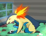  ambigous_gender cum lucario male nintendo pok&eacute;mon tag-me-please typhlosion video_games 