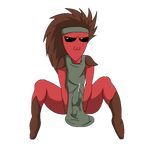  2017 :3 alien animated balls chibi clothed clothing cute digital_media_(artwork) dress erection flora_fauna floran girly gouge hair headband humanoid long_hair male no_sound penis plant precum sitting solo standing_tough starbound video_games 