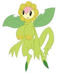  anthro big_breasts breasts camel_toe digimon erect_nipples female flower nipples plant smile solo sunflowmon tagme thompson-vonjung wide_hips wings 