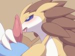  2017 alolan_sandslash ambiguous_gender animated blue_eyes blush claws duo erection feral kajinchu licking male nintendo open_mouth oral penis penis_lick pok&eacute;mon regional_variant sandslash sex simple_background tapering_penis tongue tongue_out video_games 