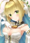  cleavage fate/extra fate/stay_night go-1 saber_bride saber_extra 