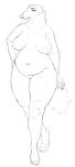 anthro belly big_belly big_breasts borzoi breasts canid canine canis cettus domestic_dog female hunting_dog klara_morozova mammal nude overweight overweight_female sighthound sketch solo thick_thighs wide_hips