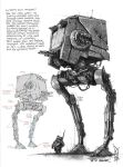  1other ambiguous_gender at-st english_commentary english_text ewok furry_other holding holding_staff mecha mecha_focus multiple_views robot science_fiction shadow shanemolina simple_background staff star_wars star_wars:_return_of_the_jedi walker_(robot) white_background 