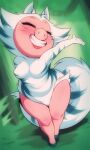 3:5 anthro biped blush breasts clothed clothing domestic_pig eyes_closed female hi_res illumination_entertainment mammal nipple_outline pink_body rosita_(sing) sing_(movie) solo suid suina sus_(pig) wildblur
