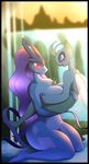  anthro big_breasts biting_lip blue_eyes blush breast_squish breasts celebi duo erection female hair huge_breasts larger_female legendary_pok&eacute;mon long_hair male male/female mammal nintendo open_mouth penis pok&eacute;mon precum r-mk red_eyes sex sitting size_difference suicune teeth thick_thighs titfuck video_games voluptuous 