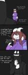 2024 2_horns 5_fingers absurd_res alternate_species anthro bovid breasts brown_hair caprine clothed clothing crossgender duo female fingers frisk_(undertale) fur goat hair hi_res horn male mammal mtf_crossgender robertge undertale undertale_(series) white_body white_fur