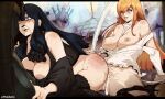  2girls ass black_dress black_hair black_thighhighs blue_eyes blush breasts breasts_out brown_hair clenched_teeth clothes_pull crying crying_with_eyes_open cum cum_in_pussy dress dress_pull exhibitionism final_fantasy final_fantasy_xiv futa_with_female futanari gaia_(ff14) hair_between_eyes hair_over_one_eye hand_on_another&#039;s_ass large_breasts lipstick long_bangs long_hair looking_at_another makeup motion_lines multiple_girls open_mouth orphen_(pink_seito) public_indecency runny_makeup ryne_waters sex sex_from_behind spanking tears teeth thighhighs vaginal wavy_mouth white_dress 