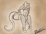  2017 anthro breasts butt clothed clothing corset digital_media_(artwork) distantsouls female footwear hair hi_res high_heels legwear lingerie lips looking_at_viewer mammal mouse neapolitan rodent shoes simple_background smile solo stockings underwear 
