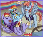  2017 anibaruthecat balls blush border bow_hothoof_(mlp) clothed clothing cub cum cutie_mark daughter equine eyes_closed father father_and_daughter female friendship_is_magic group hair hi_res hooves incest male mammal medial_ring mother mother_and_daughter multicolored_hair multicolored_tail my_little_pony open_mouth parent pegasus penis pussy rainbow_hair rainbow_tail sex two_tone_hair underhoof vein windy_whistles_(mlp) wings young 
