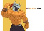  abs absurd_res anthro asiahao520 bandai_namco biceps digimon digimon_(species) hi_res male muscular muscular_anthro muscular_male nipples pecs solo vein veiny_muscles wargreymon 