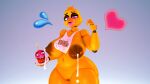  1:1 2024 3d_(artwork) absurd_res animatronic anthro areola avian beak beak_fetish bib big_breasts big_butt bird bodily_fluids breasts butt chica_(cally3d) chica_(fnaf) chicken clothing cum cum_drip digital_media_(artwork) dripping erect_nipples ex: eyelashes female feral fingers five_nights_at_freddy&#039;s front_view galliform gallus_(genus) genital_fluids genitals grey_background head_feathers head_tuft heart_symbol hi_res huge_breasts humanoid innie_pussy inverted_nipples lactating lactating_through_clothing looking_at_viewer machine milk nipples nude perky_butt phasianid pink_eyes presenting pussy robot scottgames simple_background solo source_filmmaker_(artwork) thick_thighs tuft viksourcensfw wet wet_clothing wide_hips yellow_body 