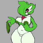  anthro areola bedroom_eyes big_breasts blush breast_expansion breasts clothed clothing digital_media_(artwork) expansion female gardevoir generation_3_pokemon genitals girlpenisworld green_areola green_nipples growth hair half-closed_eyes hi_res holding_clothing holding_object holding_panties holding_underwear humanoid humanoid_genitalia looking_at_viewer mostly_nude narrowed_eyes nintendo nipples not_furry panties pokemon pokemon_(species) pussy seductive simple_background smile solo taking_off_shirt thick_thighs topwear trans_(lore) trans_woman_(lore) underwear undressing 