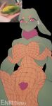  absurd_res anthro big_breasts black_background breasts ears_down elemental_creature enredadera eyelashes female floppy_ears flora_fauna fur genitals green_body hi_res hybrid lagomorph leporid looking_at_viewer lop_ears mammal meme navel neck_tuft pink_body pink_eyes pink_fur pink_pubes pink_sclera pivoted_ears plant pubes pussy rabbit red_eyes simple_background smile solo thick_thighs tuft wide_hips yellow_body 