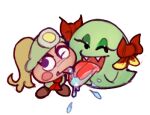  2020 armless armor bedroom_eyes big_tongue black_eyes blonde_hair blush blush_stickers bodily_fluids boo_(mario) bow_accessory bow_ribbon brown_clothing brown_footwear brown_shoes clothing cute_fangs darkened_eyelids dripping duo eyelashes female female/female footwear foursnail french_kissing ghost_tail glistening glistening_bodily_fluids glistening_eyelids glistening_saliva glistening_tongue goomba goombella green_body green_eyelids hair headgear helmet kissing lady_bow looking_aside low_res mario_bros narrowed_eyes nintendo one_eye_closed open_mouth open_smile overbite paper_mario ponytail red_bow red_neckwear saliva saliva_drip saliva_on_tongue saliva_string seductive shoes simple_background smile sphere_creature tan_body tan_skin tongue tongue_out tongue_size_difference waddling_head white_background 