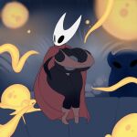 absurd_res ambiguous_gender anthro boots bulging_breasts clothing female footwear hi_res hollow_knight hornet_(hollow_knight) looking_at_another orangejuicemann overflowing_breasts team_cherry tentacles the_infection_(hollow_knight) 
