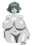 absurdres breasts green_hair highres large_breasts plump wide_hips 