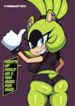  absurd_res afrosoricid anthro big_breasts big_butt blush bodily_fluids breasts butt clothed clothing female hi_res idw_publishing mammal nipple_outline renaspyro sega skimpy solo sonic_the_hedgehog_(comics) sonic_the_hedgehog_(idw) sonic_the_hedgehog_(series) surge_the_tenrec sweat tenrec 