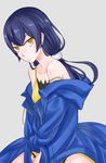  1girl bandai blush breasts character_request digimon digimon_story:_cyber_sleuth_hacker&#039;s_memory female long_hair long_twintails looking_at_viewer medium_breasts solo twintails yellow_eyes 