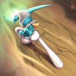  2017 cubow digital_media_(artwork) gallade hi_res invalid_tag looking_at_viewer male nintendo not_furry pok&eacute;mon simple_background solo symirion_(character) toony video_games yellow_eyes 