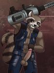  2017 balls clothing drako1997 erection guardians_of_the_galaxy male marvel penis presenting presenting_penis rocket_raccoon 