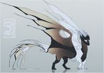  2013 digital_media_(artwork) dragon feral membranous_wings scalie shinerai simple_background solo western_dragon wings 