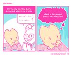  ! &lt;3 2017 3_fingers ? anthro blush boots_(cat-boots) buckteeth cat cat-boots clothed clothing comic duo english_text eyewear feline fur glasses humor lagomorph male mammal orange_fur rabbit simple_background sitting smile speech_bubble sweat teeth text thought_bubble vertical_bar_eyes white_fur 