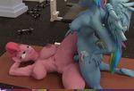  3d_(artwork) animal_genitalia animal_penis anthro breasts cum cum_in_pussy cum_inside digital_media_(artwork) equine equine_penis female forsaken_(artist) friendship_is_magic mammal my_little_pony nude penis pinkie_pie_(mlp) pussy rainbow_dash_(mlp) sex 