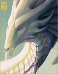  2016 digital_media_(artwork) dragon feral shinerai smile smooth_skin solo yellow_eyes 