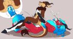 2022 2_horns 5_fingers anthro artist_name balls black_body black_claws black_hooves black_horn black_scales blue_eyebrows blue_facial_hair blue_goatee blue_hair blue_inner_ear blue_penis blue_tail_tuft bodily_fluids bovid brown_balls brown_body brown_eyebrows brown_fur brown_horn brown_tail brown_tail_tuft caprine cheek_tuft chest_fur claws clitoris close-up cum cum_in_pussy cum_inside curled_horn digital_drawing_(artwork) digital_media_(artwork) dragon duo eastern_dragon ejaculation erection eyebrows eyes_closed facial_hair facial_tuft fangs finger_claws fingers flat_colors fluffy_butt fur genital_fluids genitals goat goatee grey_background hair hand_on_belly hand_on_chest hands_behind_back herm herm_(lore) hooves horn intersex intersex/male jerichoe kirin larger_anthro larger_male leg_tuft long_horn long_tail lying male mammal markings max_(sergeanthax) multicolored_body multicolored_fur multicolored_scales mythological_creature mythological_scalie mythology on_back on_bottom on_top penetration penile penile_penetration penis penis_in_pussy pink_clitoris pink_penis pink_pussy pussy red_body red_scales red_tail reverse_cowgirl_position scales scalie sex side_view simple_background size_difference smaller_anthro smaller_intersex spots spotted_body spotted_scales tail tail_tuft tan_body tan_fur tanji_(sergeanthax) teeth thick_eyebrows toothy_grin tuft vaginal vaginal_penetration whiskers white_body white_scales