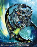  anchor artist_name black_hair blue_storm_marine_general_sebastian boots cardfight!!_vanguard chain company_name full_body green_eyes hat jintetsu male_focus military military_hat military_uniform muscle official_art solo underwater uniform 