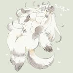  artist_request furry grey_hair long_hair teal_eyes 