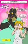 2024 absurd_res anthro ask_blog belly belly_scales bianca_avilov big_belly big_breasts blonde_hair blush bottomwear bracelet breasts clothing dialogue_box digit_ring domestic_cat dragon dress duo english_text eyeshadow felid feline felis female grey_body grey_scales hair hi_res horn huge_breasts if_hell_had_a_taste jewelry jupiter_fidchell lips makeup mammal markings mole_(marking) multicolored_body multicolored_scales mythological_creature mythological_scalie mythology non-mammal_breasts obese obese_anthro obese_female open_mouth overweight overweight_anthro overweight_female red_eyes ring russian_text scales scalie shirt speech_bubble text thick_thighs topwear two_tone_body two_tone_scales user_message username viroveteruscy wedding_ring yellow_body yellow_scales yellow_sclera