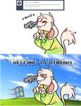  anon anthro askassriel asriel_dreemurr caprine clothed clothing english_text fur goat male mammal solo text undertale video_games windows_(disambiguation) young 