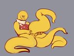  anthro anus blush breasts female grey_background liveforthefunk nintendo pok&eacute;mon presenting presenting_anus presenting_pussy pussy shuckle simple_background solo spread_anus spread_legs spreading tentacles video_games yellow_body 