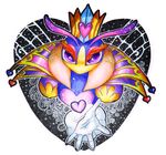  &lt;3 alpha_channel arthropod bee crown feather_boa floating_hands half-closed_eyes halgalaz insect insect_wings kirby_(series) nintendo purple_eyes queen_sectonia starscape video_games wings 