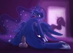  2017 balls being_watched blue_eyes blue_hair blush cutie_mark dildo equine feathered_wings feathers female feral friendship_is_magic fur hair hi_res horn long_hair mammal masturbation my_little_pony open_mouth penetration princess_celestia_(mlp) princess_luna_(mlp) pussy pussy_juice sex_toy smile spread_legs spreading sweat theomegaridley tongue vaginal vaginal_penetration voyeur winged_unicorn wings 