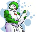  2017 anthro anthrofied balls biceps big_breasts big_penis breasts cum cumshot dickgirl ejaculation gardevoir hand_on_penis intersex long_penis masturbation muscular muscular_intersex nintendo nipples open_mouth orgasm penis pok&eacute;mon pok&eacute;morph solo stx70 tongue tongue_out vein video_games 