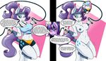  2017 ambris anthro anthrofied areola blue_eyes bra breasts clothed clothing cutie_mark duo equine eyelashes eyeshadow female friendship_is_magic hair hi_res horn hypnosis jump_rope leg_warmers legwear long_hair looking_at_viewer makeup mammal midriff mind_control my_little_pony navel nipples purple_hair pussy rarity_(mlp) sports_bra starlight_glimmer_(mlp) sweat underwear unicorn 