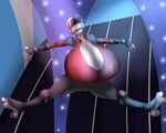  2017 anthro big_breasts breasts cb_the_red_caboose clothed clothing digital_media_(artwork) female huge_breasts hyper hyper_breasts looking_at_viewer marauder6272 simple_background smile solo starlight_express 