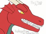  dragon feral simple_background tagme thedragonloverroxas_(artist) 