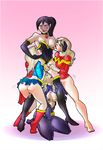  batgirl cassie_sandsmark crisis_on_two_earths dc dc_universe kara_el luma_lynai shia_(artist) spoiler stephanie_brown supergirl superwoman wonder_girl 