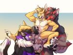  absurd_res anal anal_penetration anthro anthro_on_anthro anthro_penetrated anthro_penetrating anthro_penetrating_anthro ball_suck balls bite black_body black_fur black_nose black_pawpads black_penis bodily_fluids canid canine cum cum_in_ass cum_inside cum_on_balls cum_on_face cum_on_own_balls cum_on_own_penis cum_on_penis cum_on_self ears_back eyes_closed feet fur genital_fluids genitals gradient_background group group_sex hi_res holding_another kangaroo knot macropod male male/male male_penetrated male_penetrating male_penetrating_male mammal marsupial muscular muscular_anthro muscular_male nude open_mouth open_smile oral pawpads penetration penile penile_penetration penis penis_in_ass pivoted_ears purple_body purple_fur red_body red_fur red_penis sex shoulder_bite simple_background size_difference smile solaxe solaxe_(artist) spread_toes sucking threesome toes trio vein veiny_penis white_body white_fur yellow_body yellow_fur 